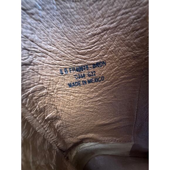 Frye Boot Veronica Ankle 6" Shaft Women's 8B Brown Leather Inside Zip Round Toe - Picture 7 of 11